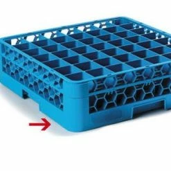 Null Spülkorb Für Geschirr Und Gläser, LxB 500 X 500 Mm, Grau, Lichtes Fachmaß 62 X 62 Mm, 49 Fächer 12 Null Spülkorb Für Geschirr Und Gläser, LxB 500 X 500 Mm, Grau, Lichtes Fachmaß 62 X 62 Mm, 49 Fächer -Gastro Arbeitstisch 07f54cc1 abc7 416a b41f 0217840090f6 1