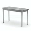 Null Edelstahl Gastro-Arbeitstisch | AISI 430 Qualität | HxBxT 85x180x80cm