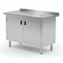 Null Edelstahl Gastro-Arbeitstisch Mit Klapptür Rechts Und Aufkantung | AISI 430 Qualität | HxBxT 85x130x60cm 9 Null Edelstahl Gastro-Arbeitstisch Mit Klapptür Rechts Und Aufkantung | AISI 430 Qualität | HxBxT 85x130x60cm -Gastro Arbeitstisch 191d0402 d015 465b 9da4 a695fa3f7346 2