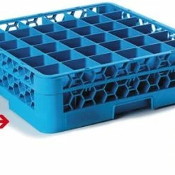 Null Spülkorb Für Geschirr Und Gläser, LxB 500 X 500 Mm, Grau, Lichtes Fachmaß 62 X 62 Mm, 49 Fächer 13 Null Spülkorb Für Geschirr Und Gläser, LxB 500 X 500 Mm, Grau, Lichtes Fachmaß 62 X 62 Mm, 49 Fächer -Gastro Arbeitstisch 1e0d4d69 a57f 48d3 b5b5 abb873943360 1