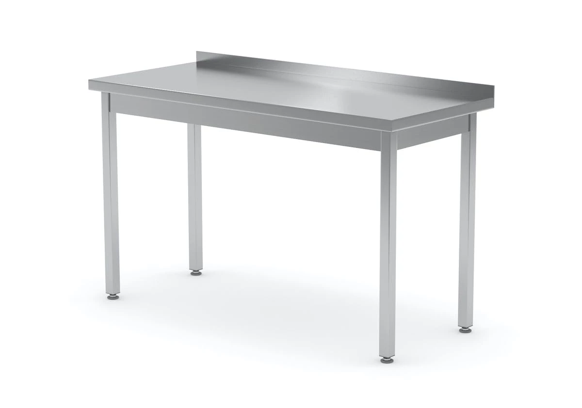 Null Verstärkter Edelstahl Gastro-Arbeitstisch Mit Aufkantung | AISI 430 Qualität | HxBxT 85x160x60cm 2 Null Verstärkter Edelstahl Gastro-Arbeitstisch Mit Aufkantung | AISI 430 Qualität | HxBxT 85x160x60cm – Bild 2