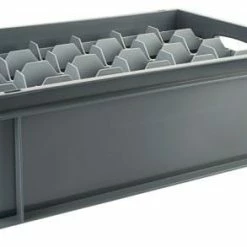Null Spülkorb Für Geschirr Und Gläser, LxB 500 X 500 Mm, Grau, Lichtes Fachmaß 62 X 62 Mm, 49 Fächer 10 Null Spülkorb Für Geschirr Und Gläser, LxB 500 X 500 Mm, Grau, Lichtes Fachmaß 62 X 62 Mm, 49 Fächer -Gastro Arbeitstisch 589ddae2 1788 4208 8399 b138666e7db5 1
