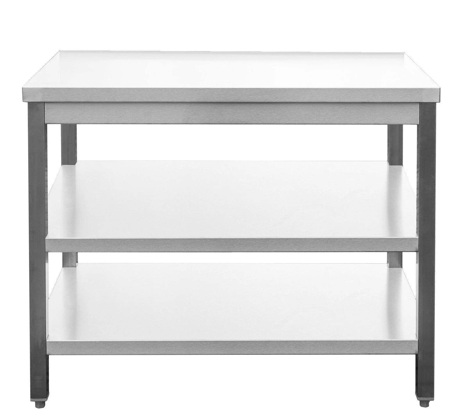 Null Gastro Arbeitstisch 2 Grundböden Ohne Aufkantung Edelstahl (BxT) 1300 X 800 Mm 1 Null Gastro Arbeitstisch 2 Grundböden Ohne Aufkantung Edelstahl (BxT) 1300 X 800 Mm