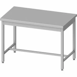 Null Edelstahl Arbeitstisch ECO Ohne Grundboden 200 X 60 X 85 Cm Mit Verstrebung Und Aufkantung Selbstmontage (AISI201) -Gastro Arbeitstisch 65a4903f c69c 4904 b54a fab7b2ca1c0d 1