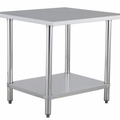 Null Arbeitstisch HWT3127B , Edelstahl/ Kunstsoff, 120 X 70x 88 Cm, Mit Aufkantung, Silber -Gastro Arbeitstisch 6a4bf5b3 8731 48c1 ab4e 2c4d15a85db3
