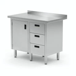 Null Edelstahl Gastro-Arbeitstisch Mit 4 Schubladen Und Aufkantung | AISI 430 Qualität | HxBxT 85x83x70cm 9 Null Edelstahl Gastro-Arbeitstisch Mit 4 Schubladen Und Aufkantung | AISI 430 Qualität | HxBxT 85x83x70cm -Gastro Arbeitstisch 6e566637 90be 46c6 acdc 3eaaf904a1f3