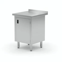 Null Edelstahl Gastro-Arbeitstisch Mit Klapptür Schmal | AISI 430 Qualität | HxBxT 85x60x60cm -Gastro Arbeitstisch 82ac1ccb 36c8 41c2 a6a9 b59f9cd1be90 2