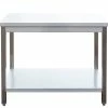 Null Gastro Arbeitstisch 1 Grundboden Ohne Aufkantung Edelstahl (BxT) 800 X 600 Mm