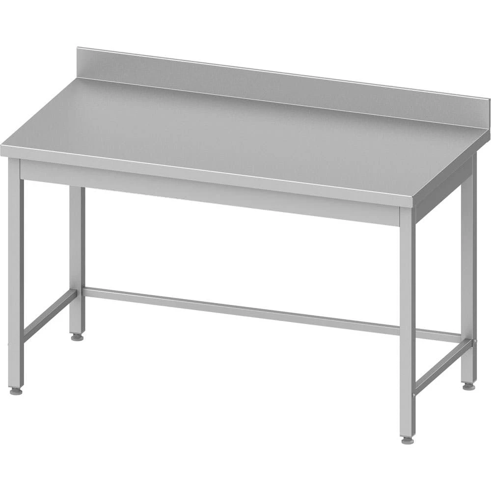 Null Edelstahl Arbeitstisch ECO Ohne Grundboden 160 X 70 X 85 Cm Mit Verstrebung Ohne Aufkantung Selbstmontage (AISI201) 3 Null Edelstahl Arbeitstisch ECO Ohne Grundboden 160 X 70 X 85 Cm Mit Verstrebung Ohne Aufkantung Selbstmontage (AISI201) – Bild 3