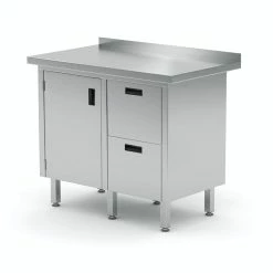 Null Edelstahl Gastro-Arbeitstisch Mit 4 Schubladen Und Aufkantung | AISI 430 Qualität | HxBxT 85x83x70cm 11 Null Edelstahl Gastro-Arbeitstisch Mit 4 Schubladen Und Aufkantung | AISI 430 Qualität | HxBxT 85x83x70cm -Gastro Arbeitstisch ed8338d5 b366 46a0 933a 31a5b550b4a8